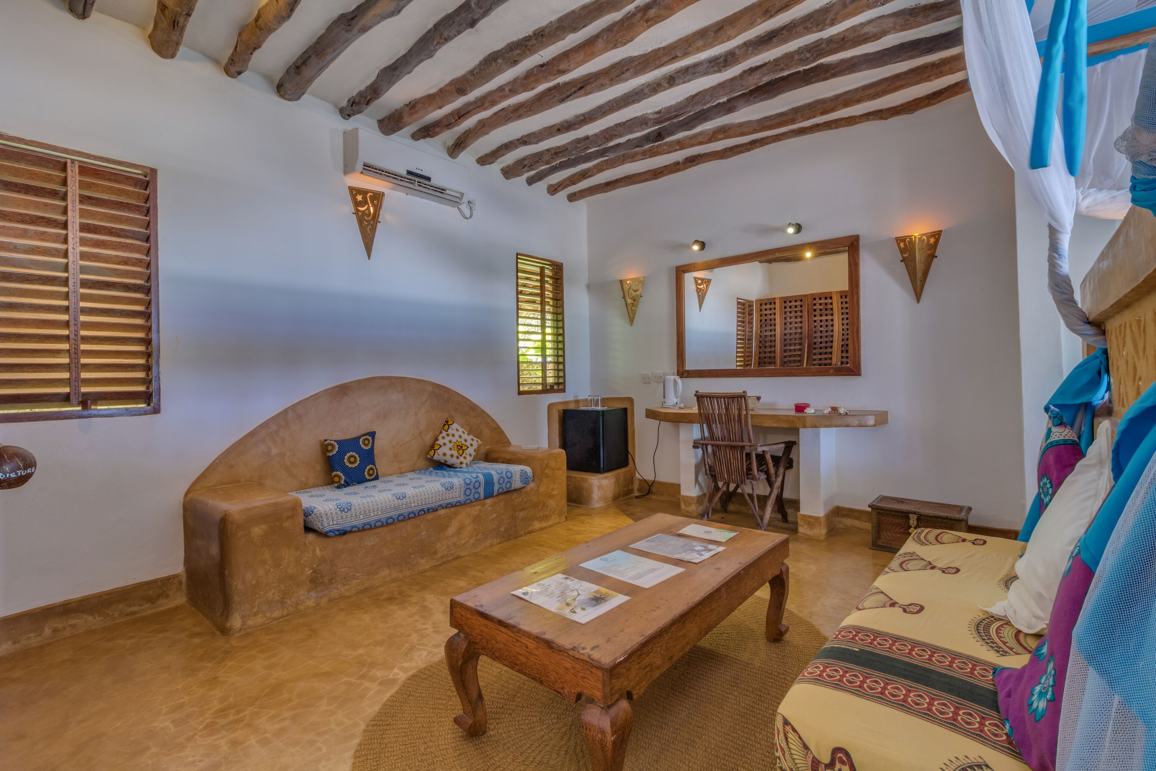 sea front villa | living area