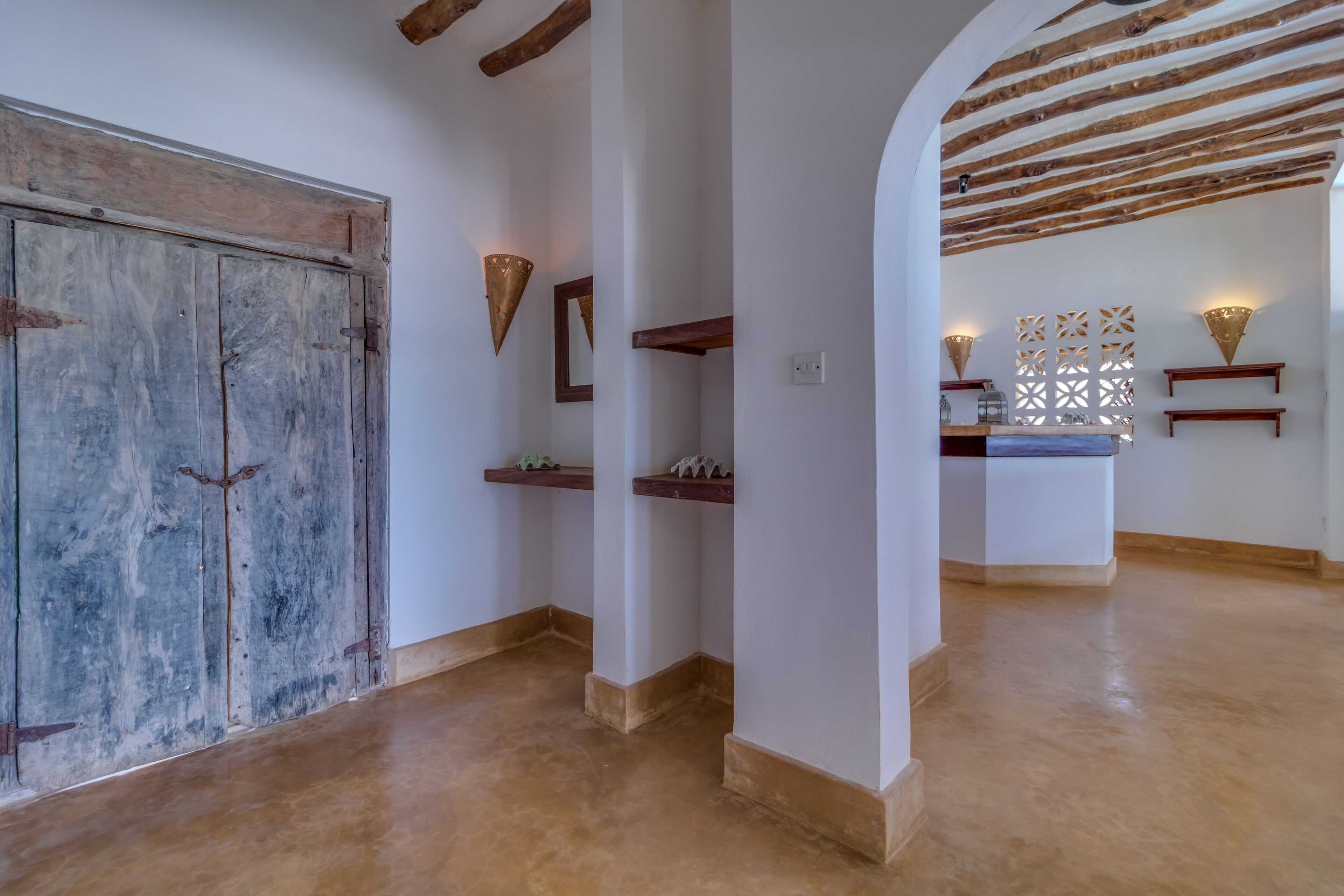 sea front villa | living area