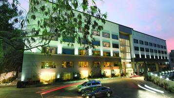 Front of property – evening/night