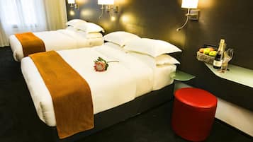 In-room safe, blackout curtains, iron/ironing board (on request)