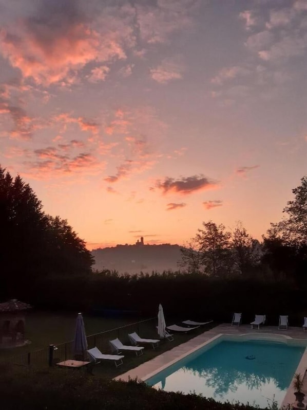 Seasonal outdoor pool