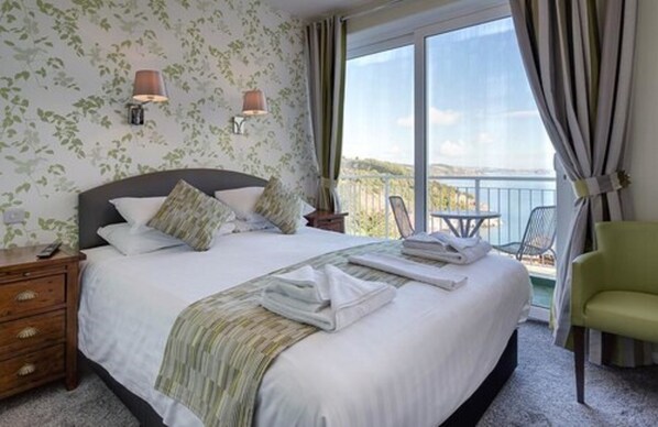 Chambre Double, balcon, vue mer