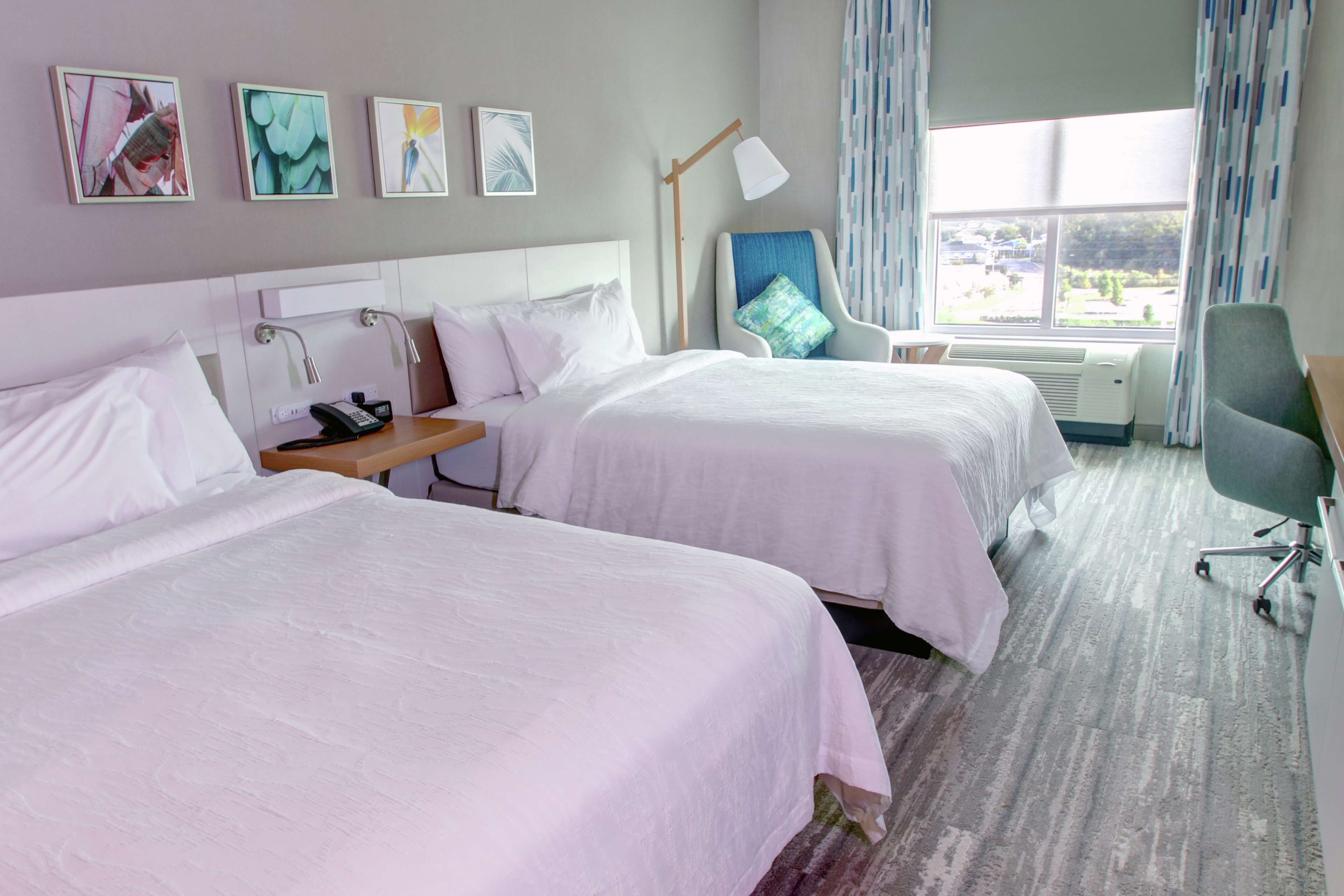 desk, blackout curtains, soundproofing, iron/ironing board