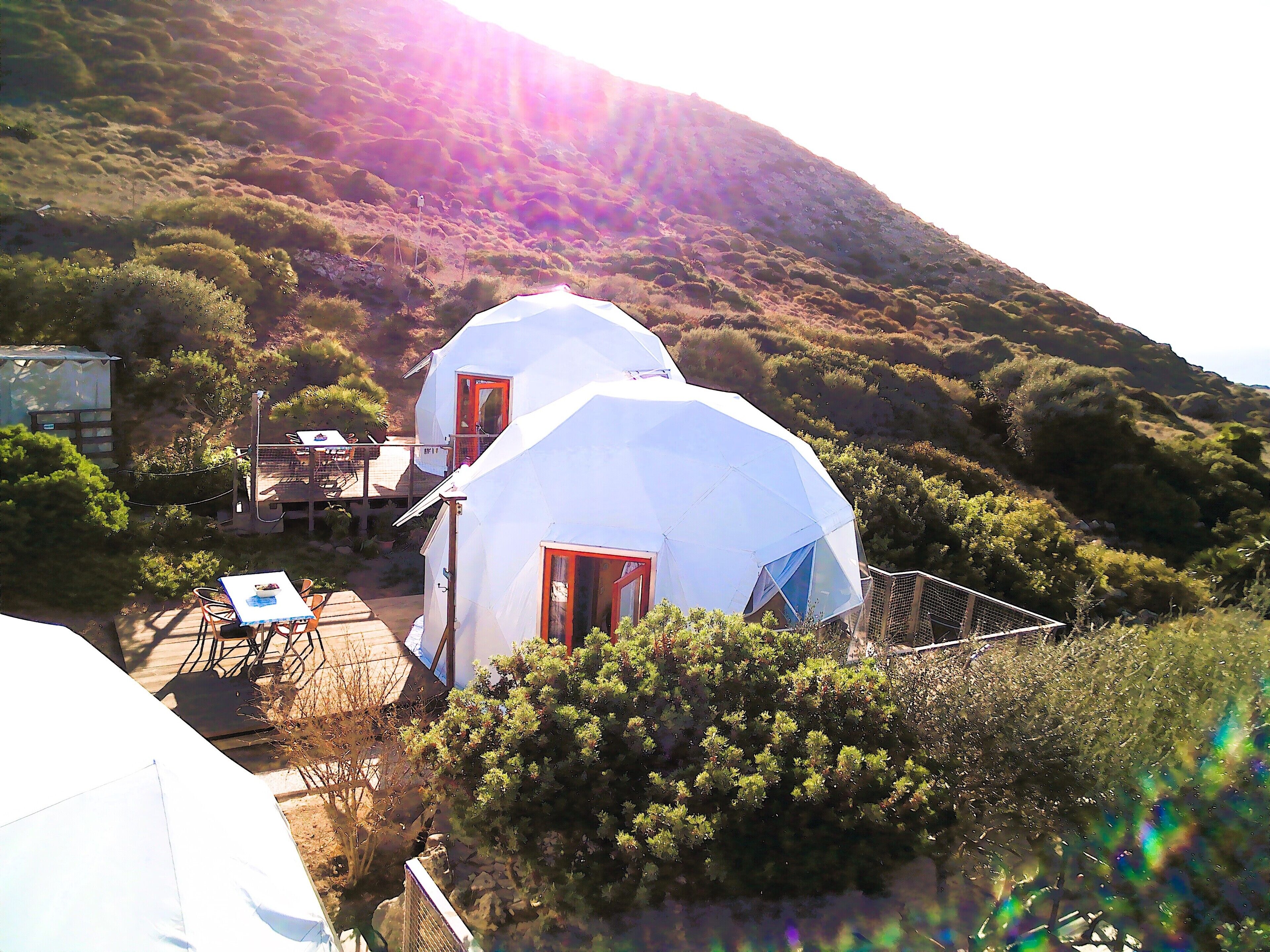 Design Tent, 2 Bedrooms, Ensuite, Sea View | Private kitchen | Fridge, microwave, cookware/dishes/utensils