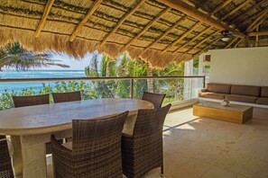 Villa, 2 Bedrooms, Terrace, Beach View | Balcony