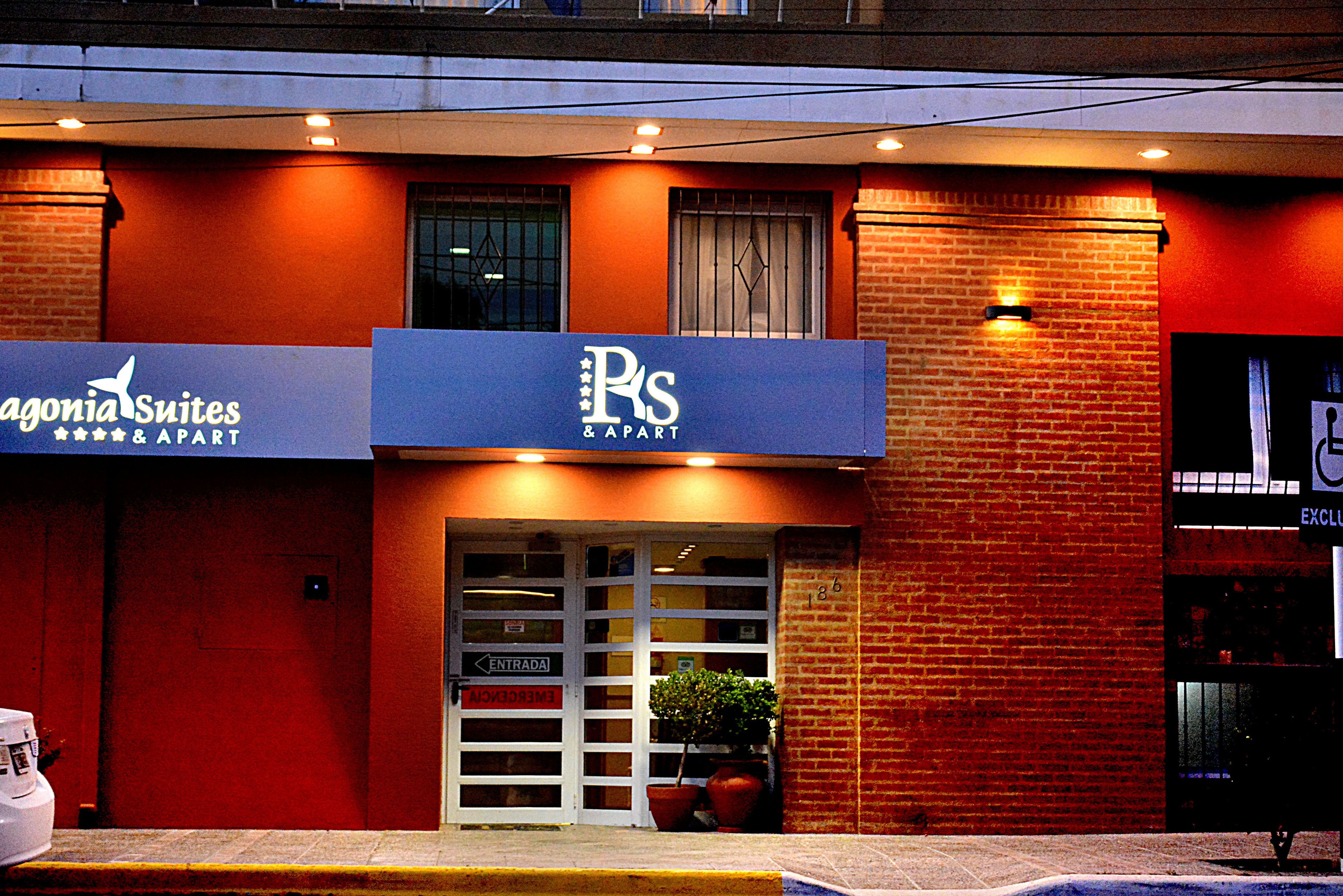 front of property – evening/night