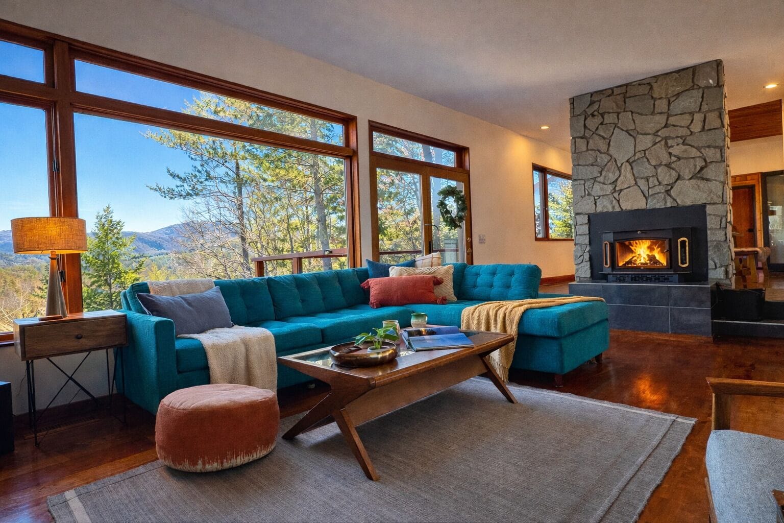 スマートテレビ、暖炉、テレビゲーム、DVD プレーヤー