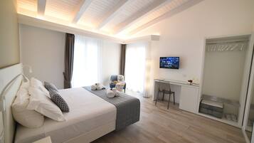 Panoramic Room, 1 King Bed with Sofa bed, Balcony, Sea View | Minibar, in-room safe, desk, blackout drapes