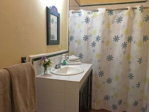 Zimmer | Badezimmer | Dusche, kostenlose Toilettenartikel