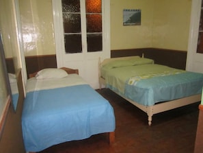 Triple Room, Balcony | Iron/ironing board, free WiFi, bed sheets