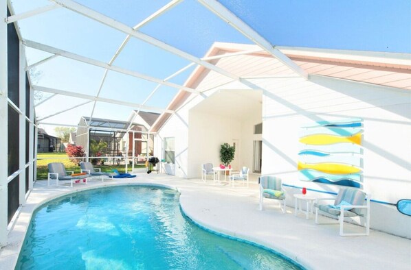 Terrace/patio - Honey Pot Villa 4 Bedroom (Kissimmee)