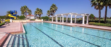 Family House | Outdoor pool | Outdoor pool, sun loungers