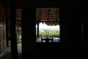 Blick von der Unterkunft