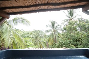 Blick von der Unterkunft