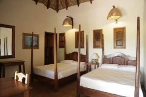 四人房, 2 张双人床, 无烟房 | 床单