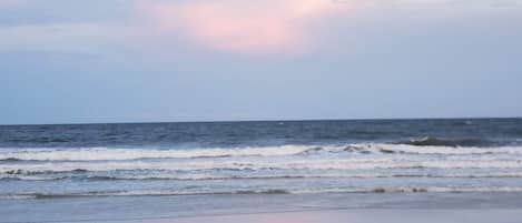 Vlak bij het strand