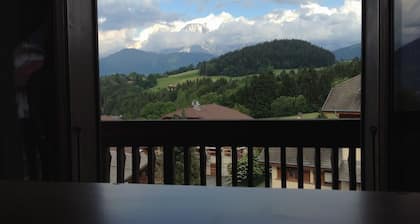 Appartement de charme face au Mont-Blanc.