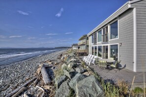 Am Strand, Strandtücher