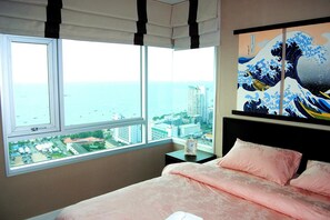 1-Bedroom Apartment (High Floors) | 1 Schlafzimmer, Zimmersafe, Verdunkelungsvorhänge, kostenloses WLAN