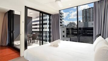 Apartment, 1 Bedroom | 1 bedroom, laptop workspace, soundproofing, iron/ironing board