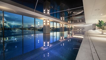 Junior Suite Quad Double Terrace, 3F Indoor Pool Access for 2 (once per day) | Indoor pool | Indoor pool, seasonal outdoor pool, lifeguards on site