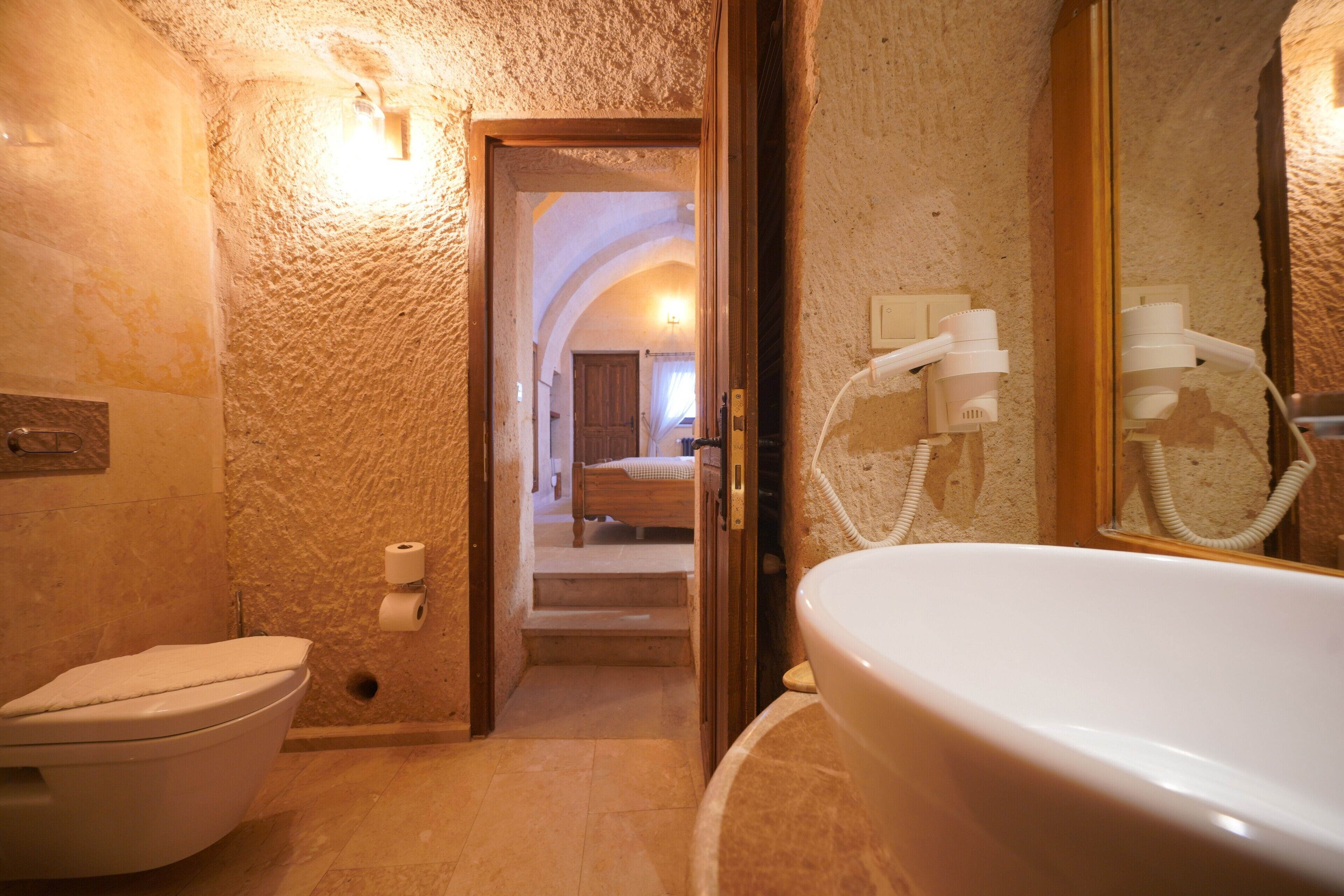 economy twin room, 2 single beds, non smoking | bathroom | hair dryer, slippers, towels