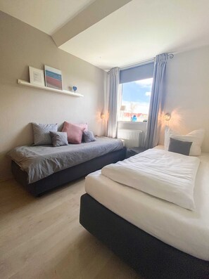 3 Schlafzimmer, Reisekinderbett, WLAN, Bettwäsche