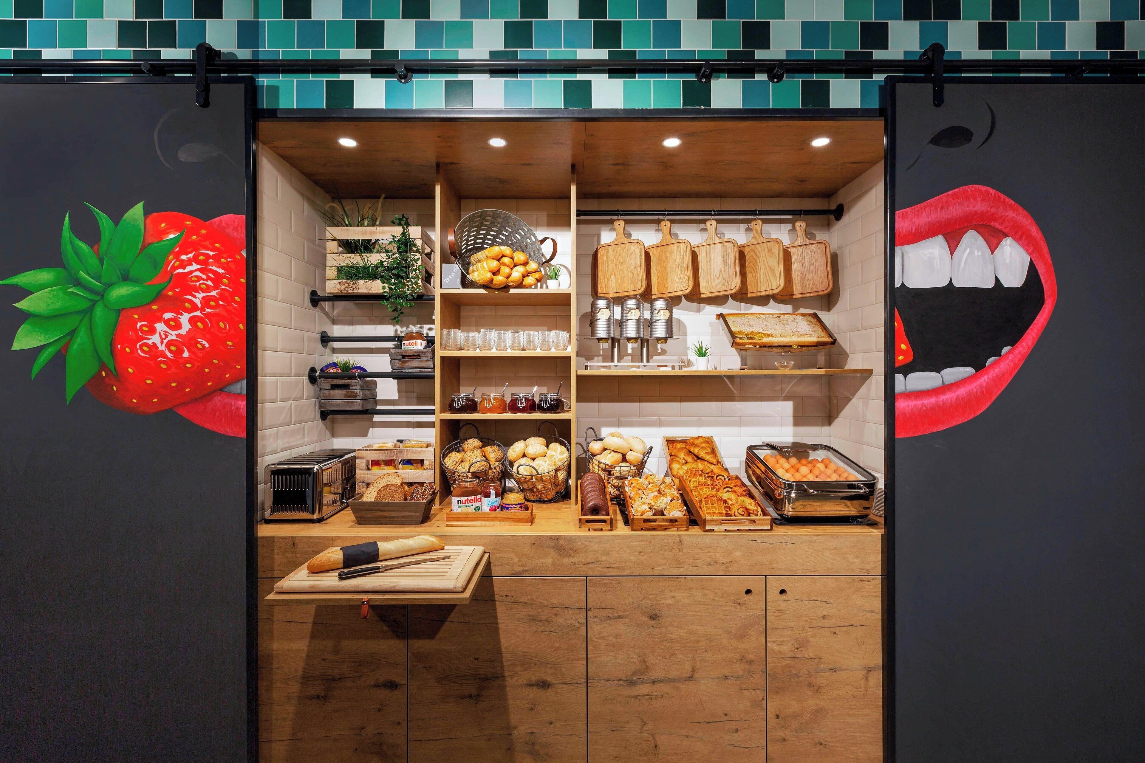 daily buffet breakfast (eur 19 per person)