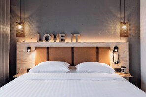 Camera, 1 letto queen | Insonorizzazione, Wi-Fi gratuito, lenzuola