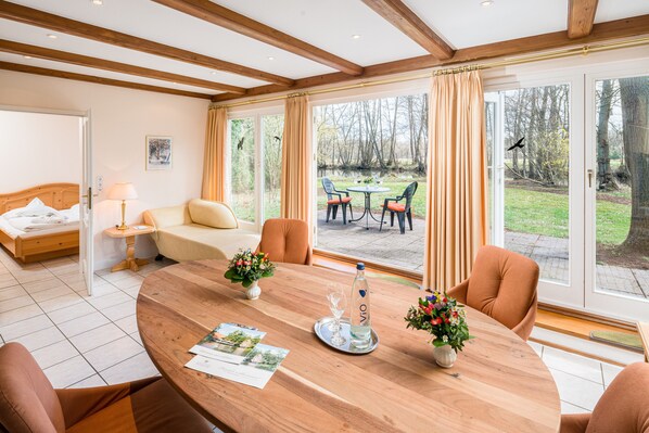 In-room safe, desk, iron/ironing board, cots/infant beds