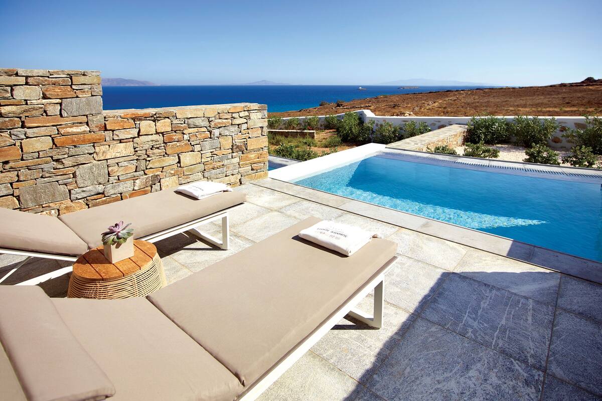 Summer Suite, Private Pool, Sea View | 해변/바다 전망