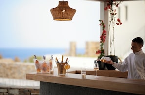 2 bares, 1 bar de vinos y 1 salón en el vestíbulo