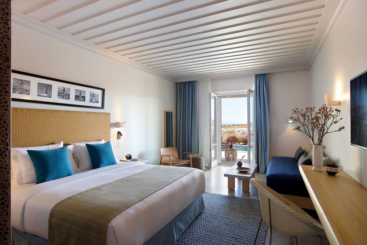 Senses Suite, Private Pool, Sea View | 이집트산 면 시트, 고급 침구, 오리/거위털 이불, 메모리폼 침대