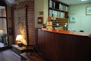 Mostrador de check-in y check-out