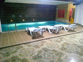 Indoor pool, seasonal outdoor pool