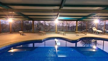 Indoor pool, outdoor pool