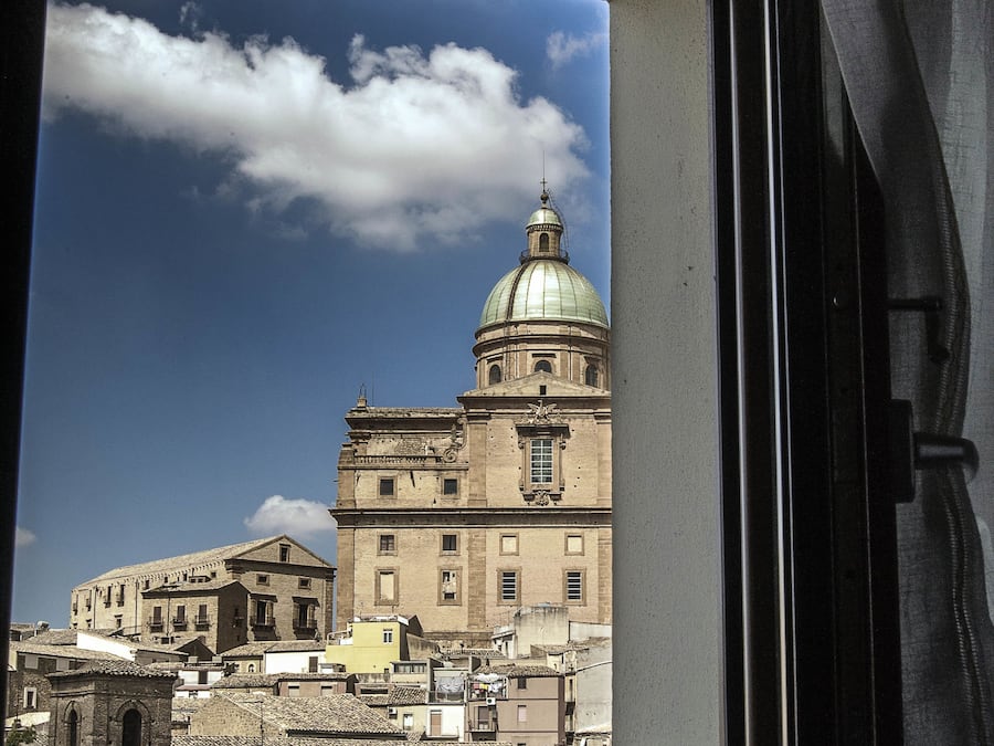 Blick von der Unterkunft