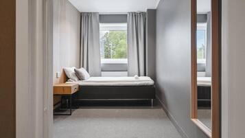 Cortinas blackout, sistema de insonorización y wifi gratis