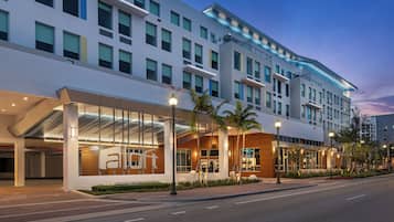 Blick von der Unterkunft