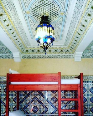 Shared Dormitory | Iron/ironing board, free WiFi, bed sheets - Mosaic Hostel (Marrakech)