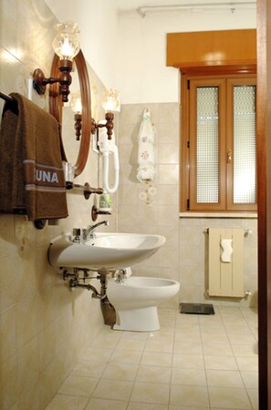 淋浴設備、免費梳洗用品、風筒、坐浴桶