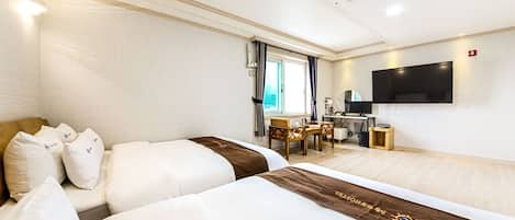 1 chambre, literie hypoallergénique, couette en duvet