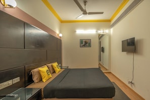 Premium Double Room | Blackout drapes, iron/ironing board, free WiFi, bed sheets