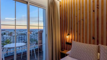 Deluxe Double Room, Terrace, Partial Sea View | View from room