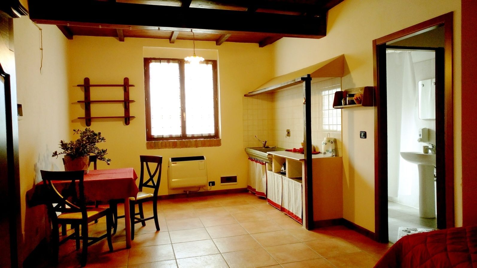 Studio Confort | Coin séjour | Chauffage par le sol