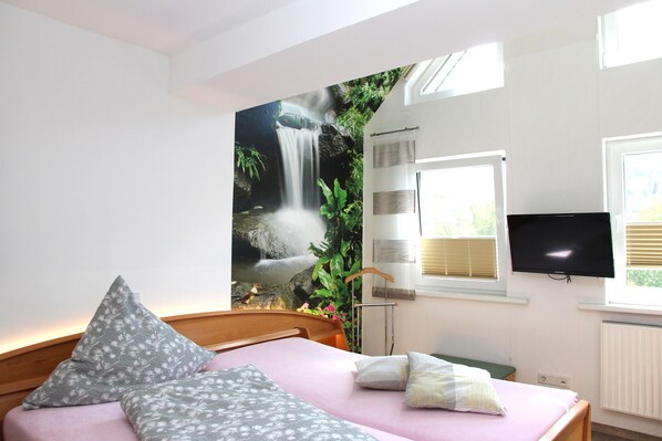 Double Room | 1 bedroom, hypo-allergenic bedding, memory foam beds, minibar - Pension & Ferienwohnung Schweinsberg (Medebach)