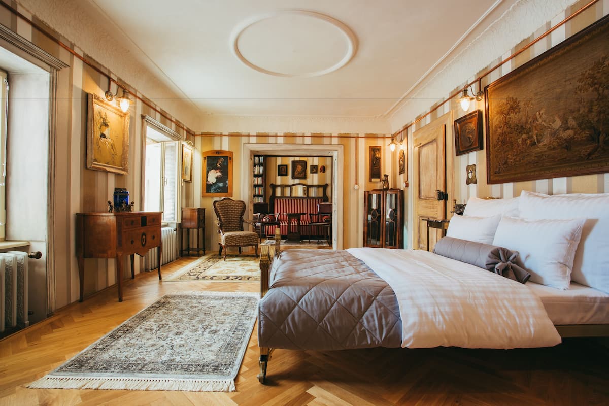 Galeria Art Nouveau | 1 quarto, roupas de cama premium, frigobar, cofres nos quartos