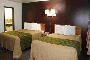 Double Room, 2 Double Beds, Non Smoking | Desk, iron/ironing board, free WiFi, bed sheets