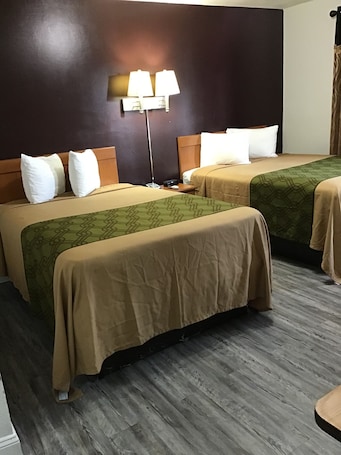 Double Room, 2 Double Beds, Non Smoking | Desk, iron/ironing board, free WiFi, bed sheets