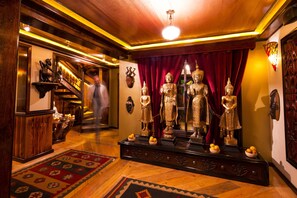 Interior entrance